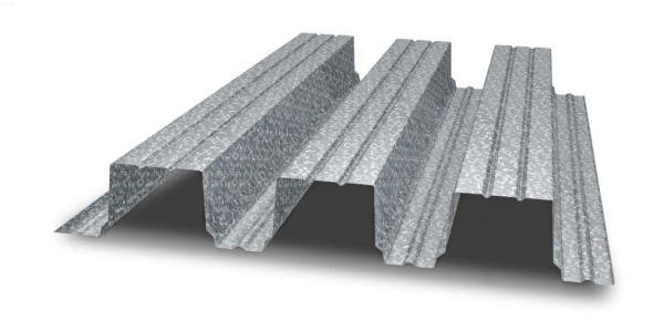 Профнастил оцинкованный НС114 0,7х750 мм 1м